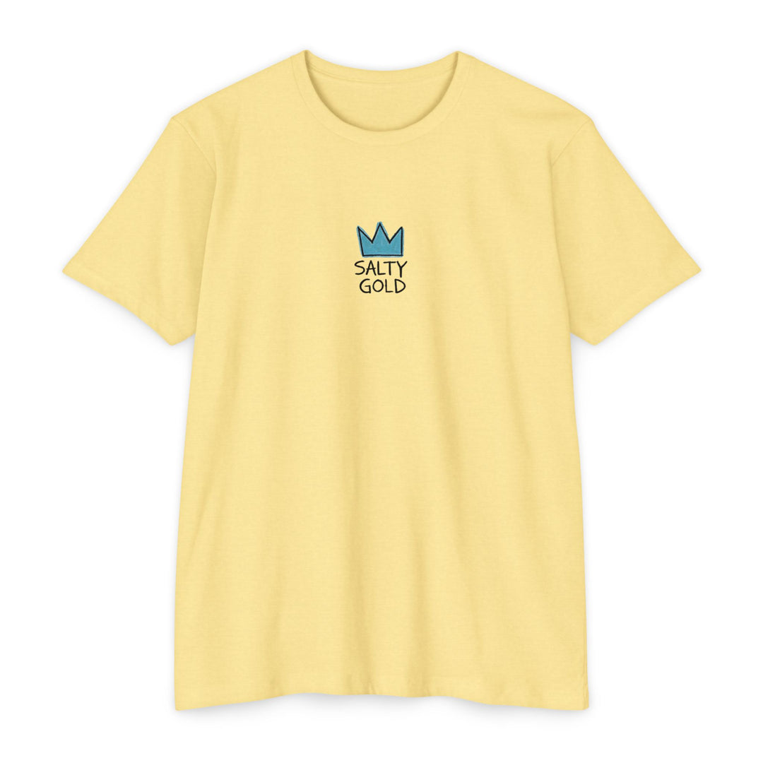 Salty Gold Crown T-Shirt — Vintage Logo Tee