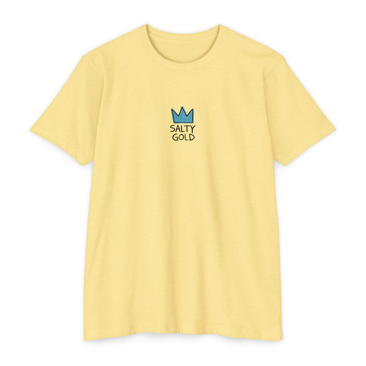 Salty Gold Crown T-Shirt — Vintage Logo Tee