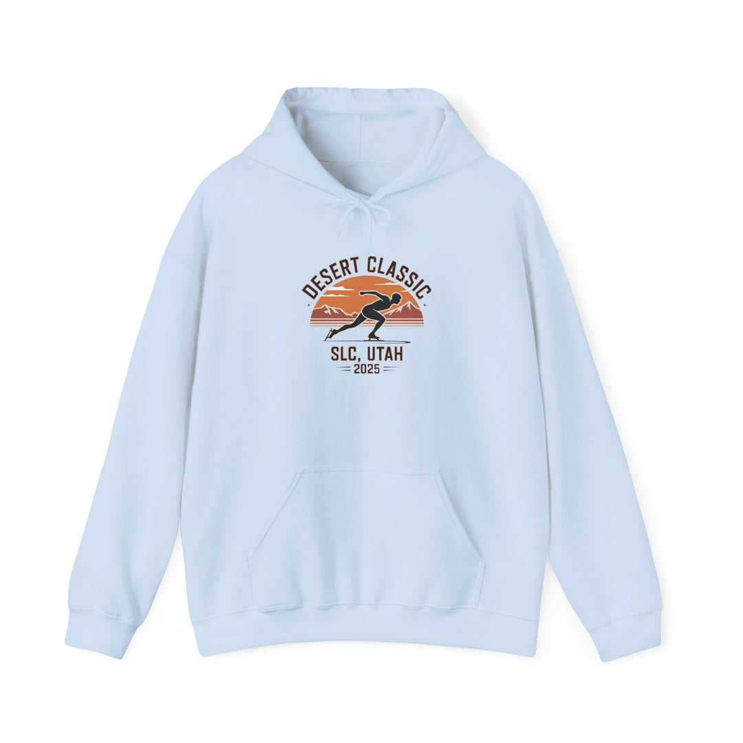 Speed Skating Desert Classic Hoodie - Salt Lake City Utah - Printify | Salty Gold Supply Co.