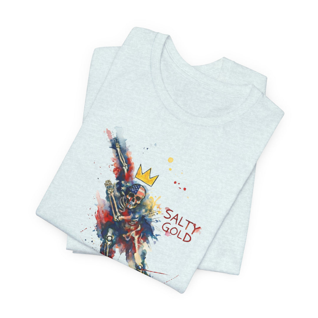 SALTY GOLD // LONG TRACK SKELETON TEE