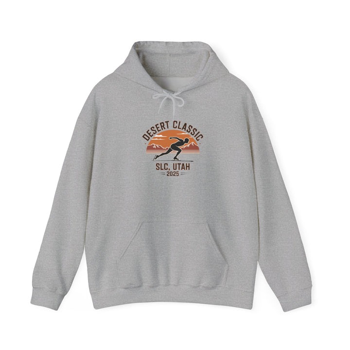 Speed Skating Desert Classic Hoodie - Salt Lake City Utah - Printify | Salty Gold Supply Co.