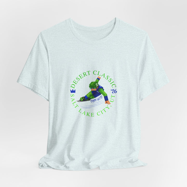 Desert Classic Block Character Tee (Blue Lettering)