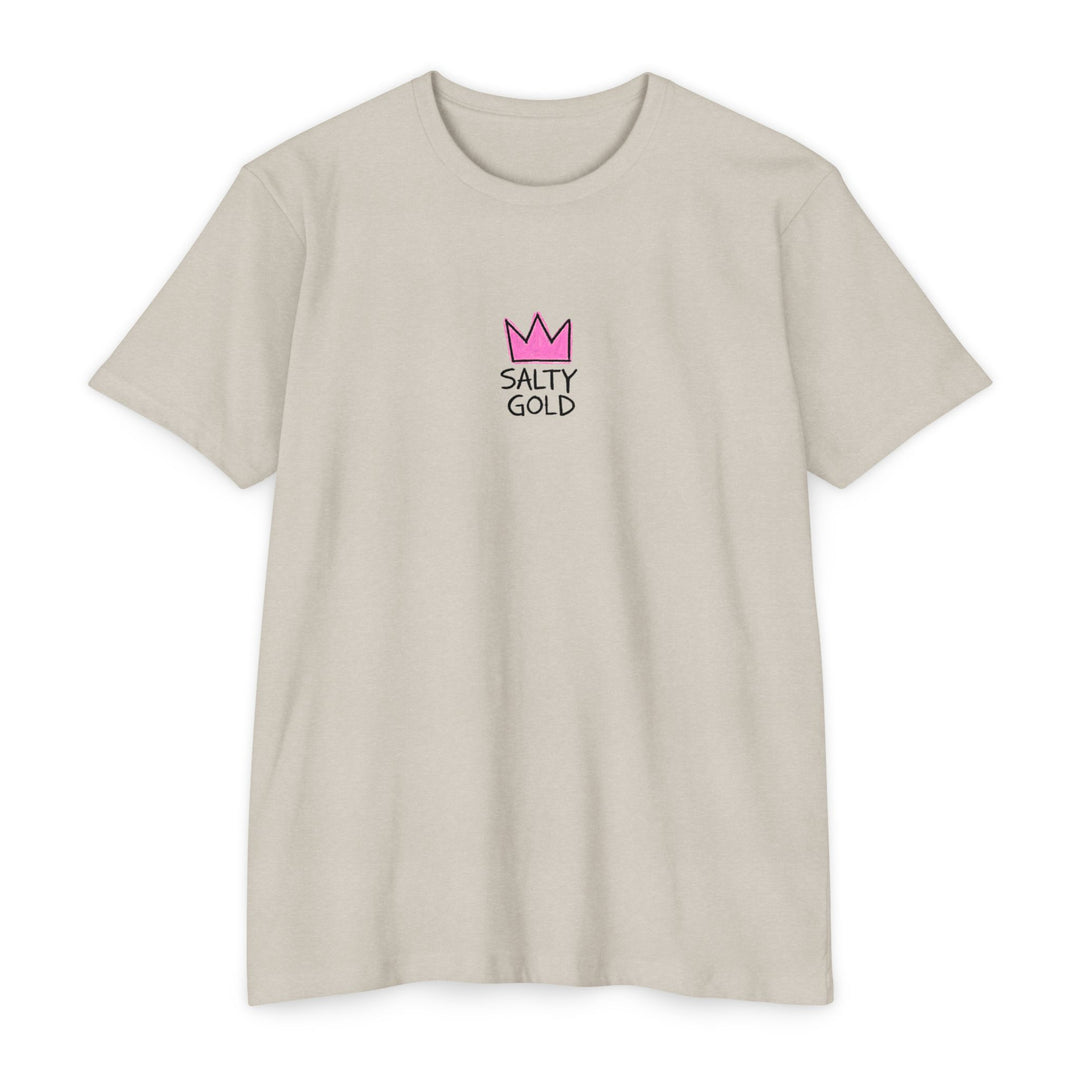 Salty Gold Pink Crown Tee