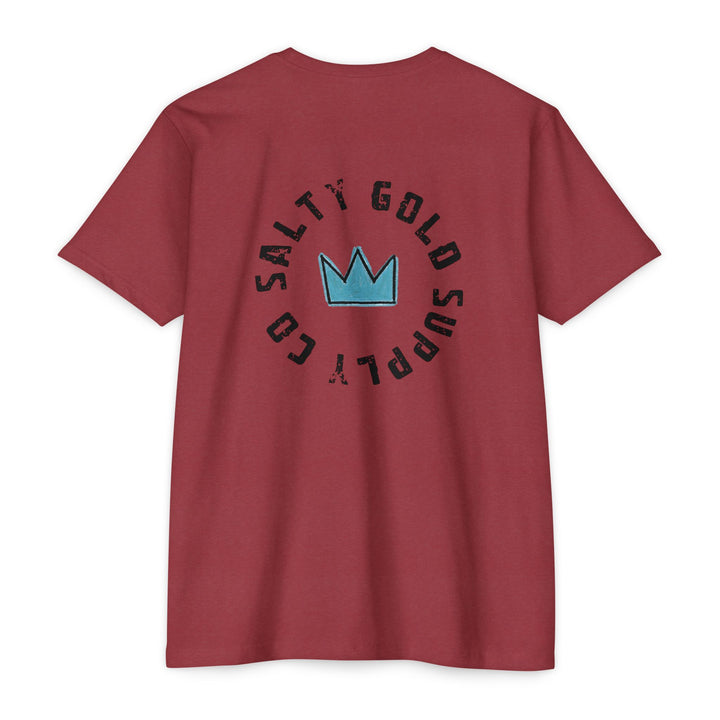 Salty Gold Crown T-Shirt — Vintage Logo Tee