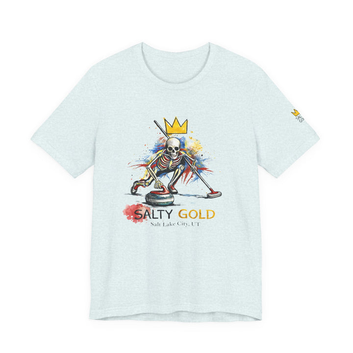 SALTY GOLD // SKELETON CURLING SWEEP TEE