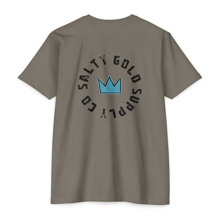 Salty Gold Crown T-Shirt — Vintage Logo Tee