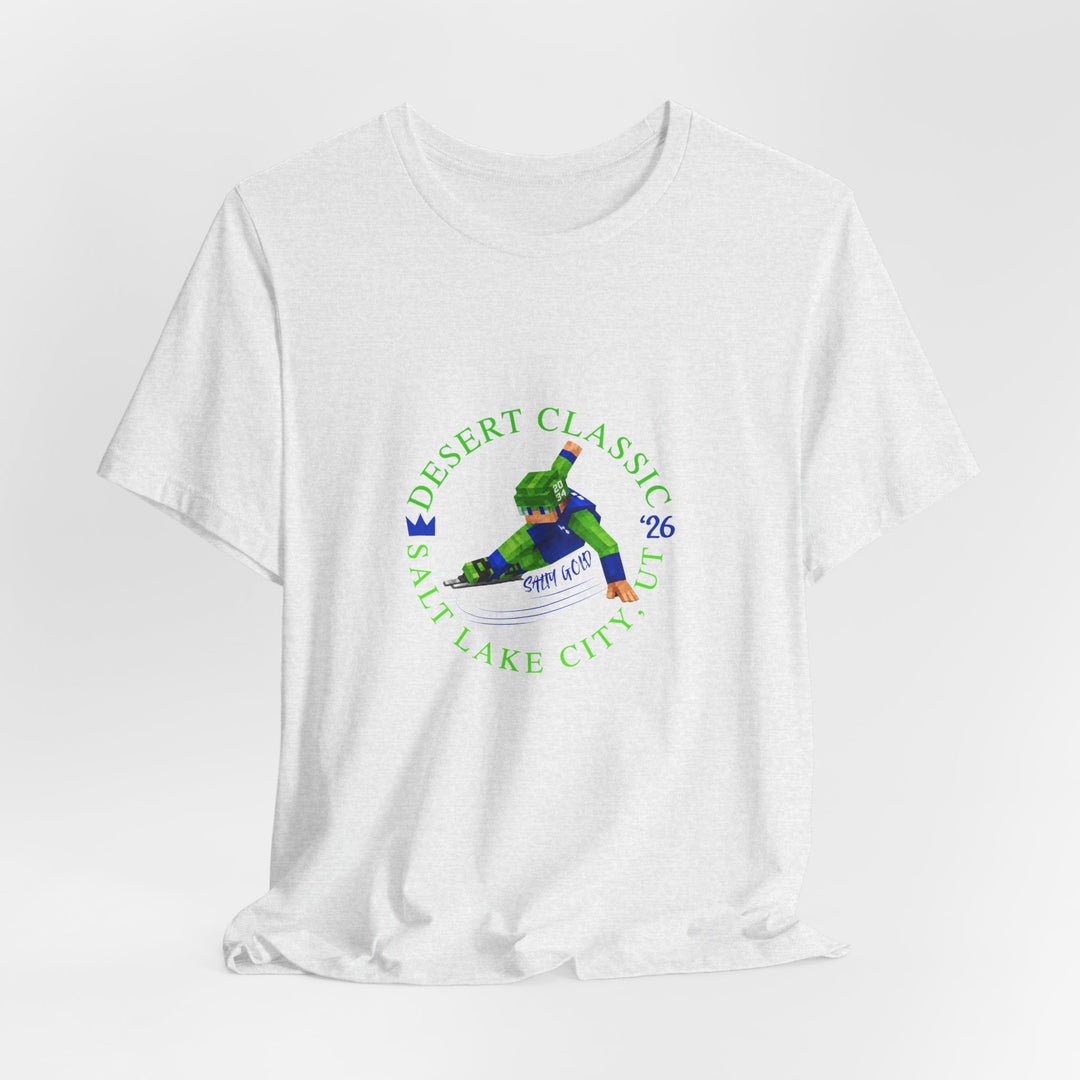 Desert Classic Block Character Tee (Blue Lettering)