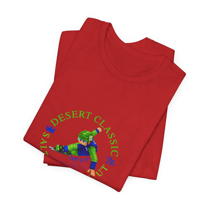Desert Classic Block Character Tee (Blue Lettering)