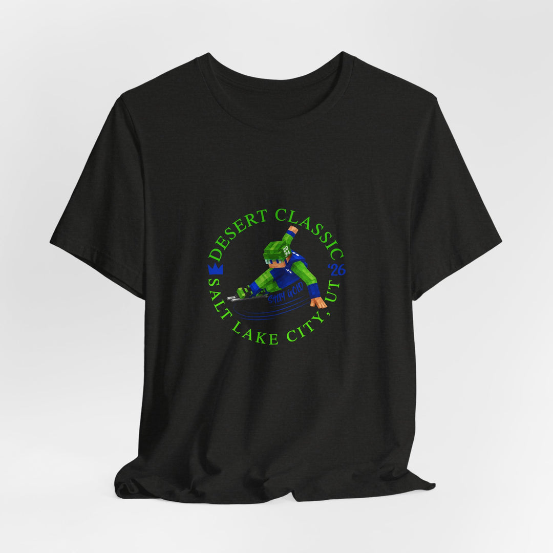 Desert Classic Block Character Tee (Blue Lettering)