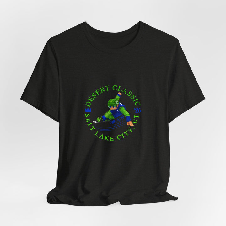 Desert Classic Block Character Tee (Blue Lettering)