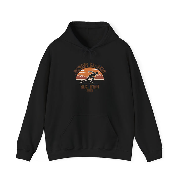 Speed Skating Desert Classic Hoodie - Salt Lake City Utah - Printify | Salty Gold Supply Co.