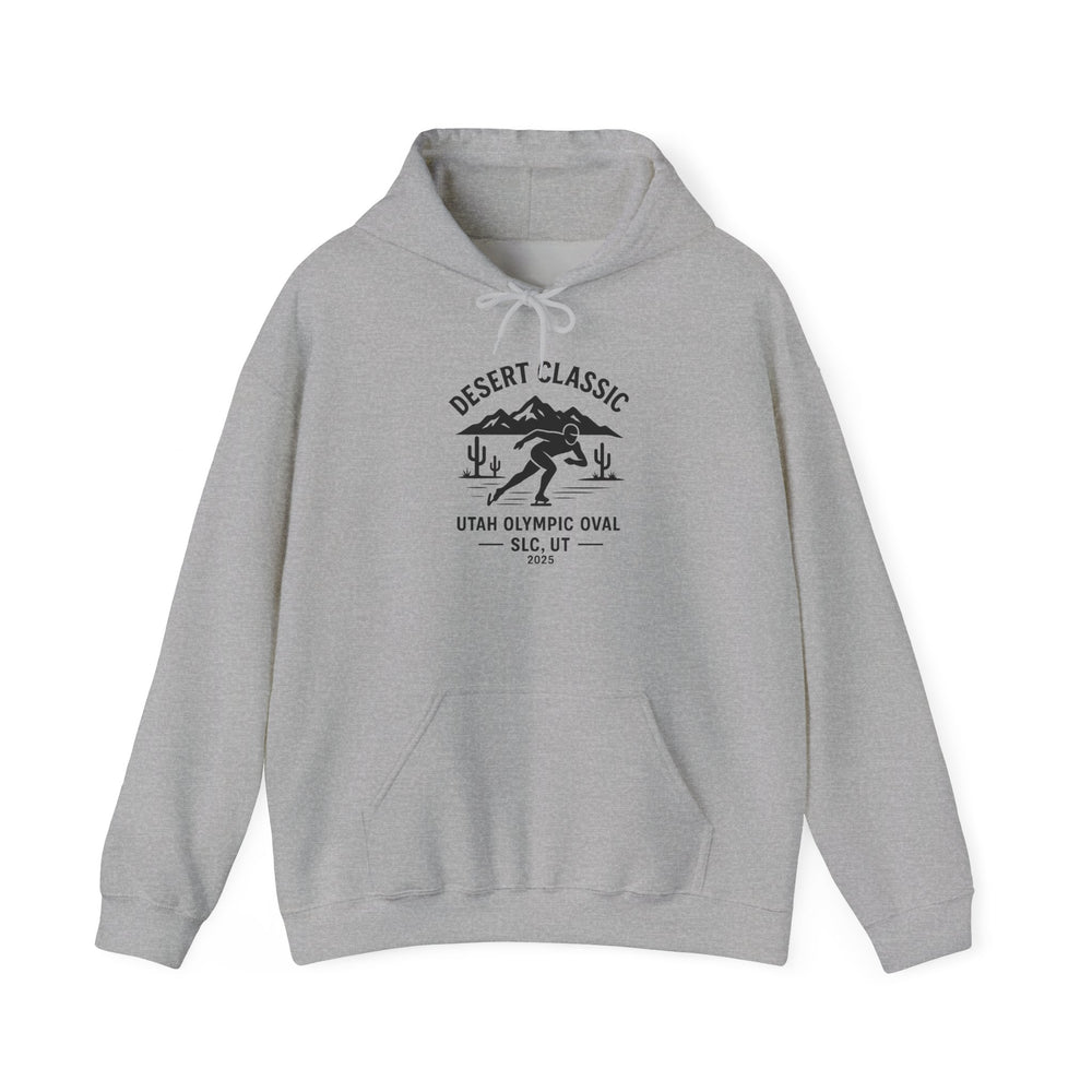 Speed Skating Desert Classic Hoodie - Salt Lake City Utah - Printify | Salty Gold Supply Co.