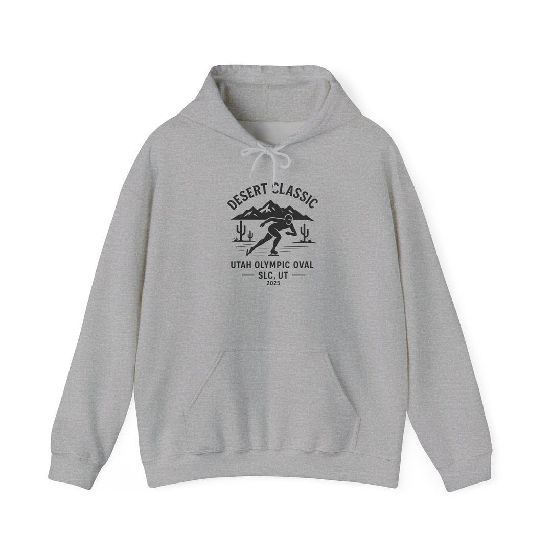 Speed Skating Desert Classic Hoodie - Salt Lake City Utah - Printify | Salty Gold Supply Co.