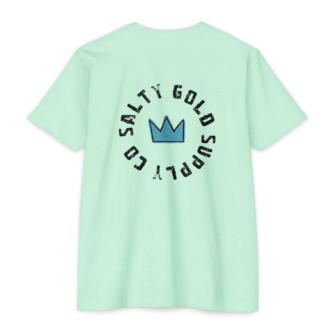 Salty Gold Crown T-Shirt — Vintage Logo Tee