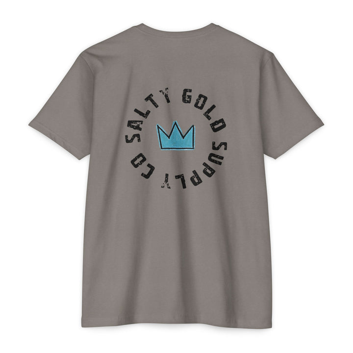 Salty Gold Crown T-Shirt — Vintage Logo Tee