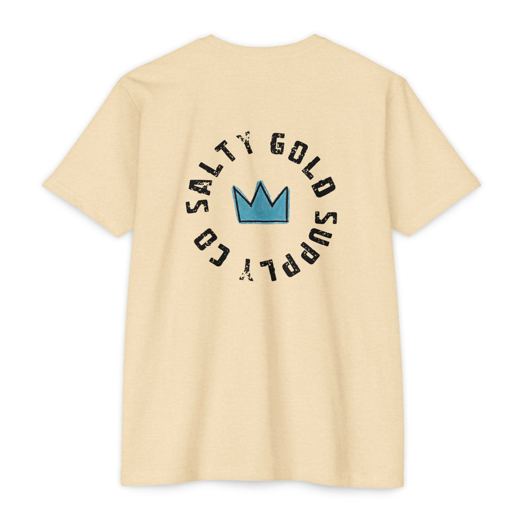 Salty Gold Crown T-Shirt — Vintage Logo Tee