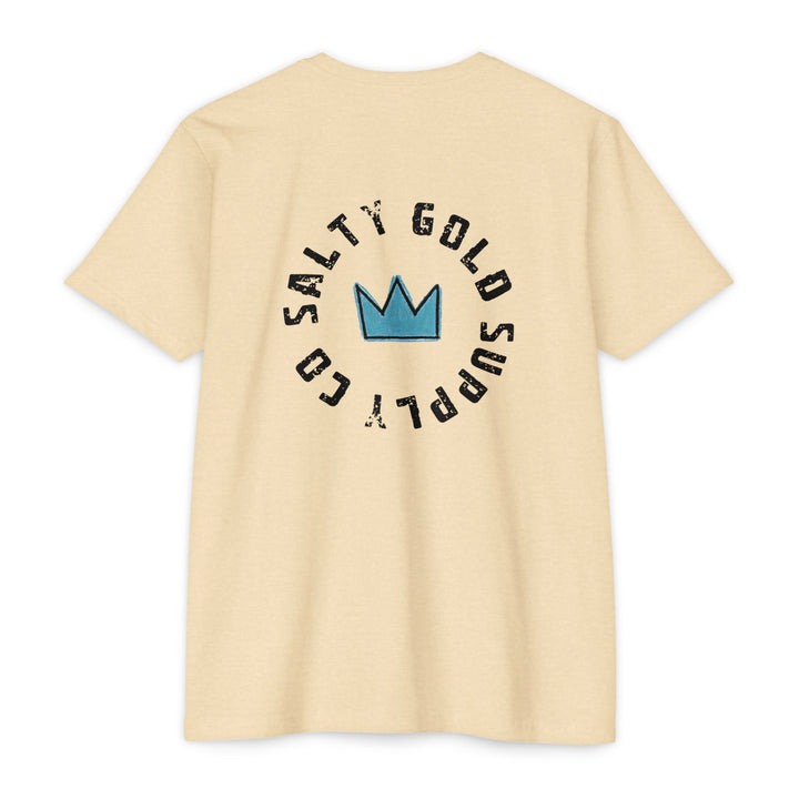 Salty Gold Crown T-Shirt — Vintage Logo Tee