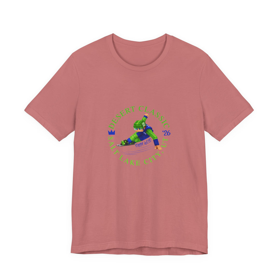Desert Classic Block Character Tee (Blue Lettering)