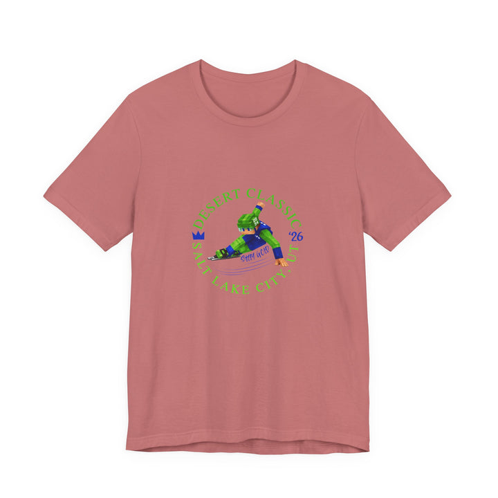 Desert Classic Block Character Tee (Blue Lettering)