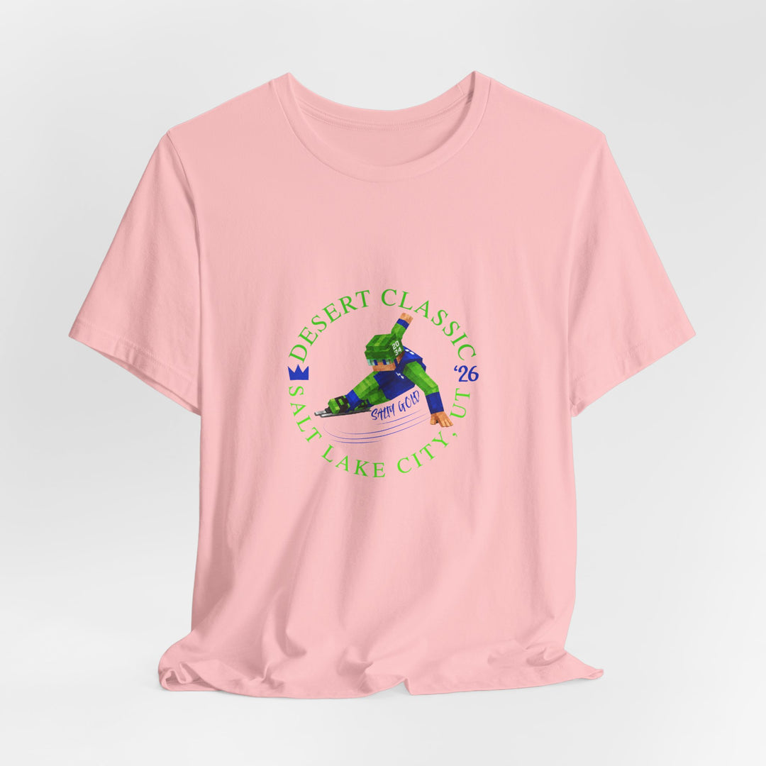 Desert Classic Block Character Tee (Blue Lettering)