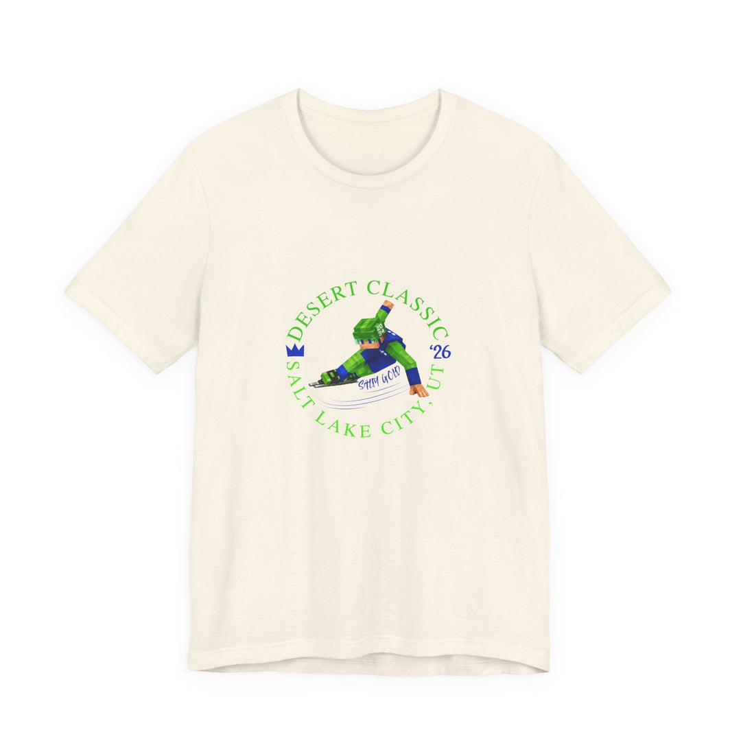 Desert Classic Block Character Tee (Blue Lettering)