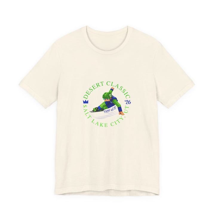 Desert Classic Block Character Tee (Blue Lettering)