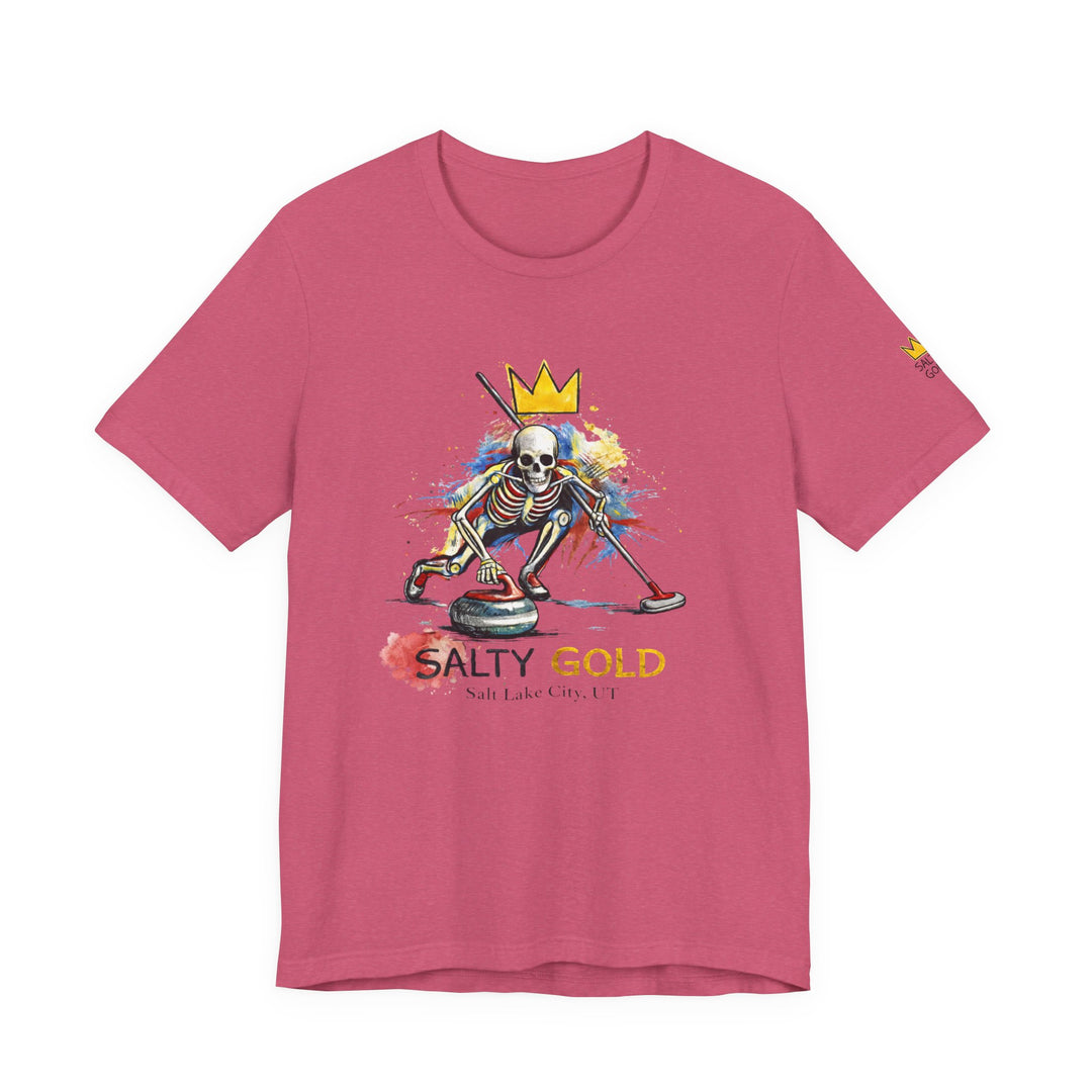 SALTY GOLD // SKELETON CURLING SWEEP TEE