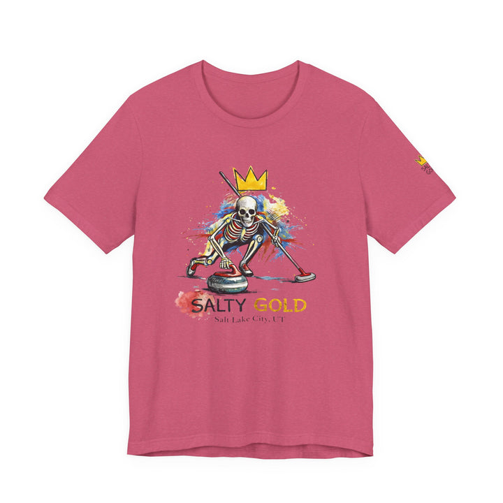 SALTY GOLD // SKELETON CURLING SWEEP TEE