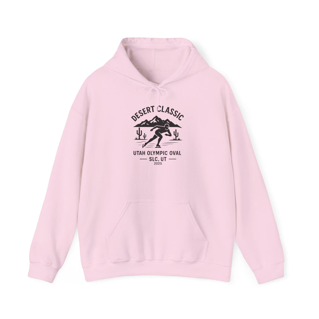 Speed Skating Desert Classic Hoodie - Salt Lake City Utah - Printify | Salty Gold Supply Co.