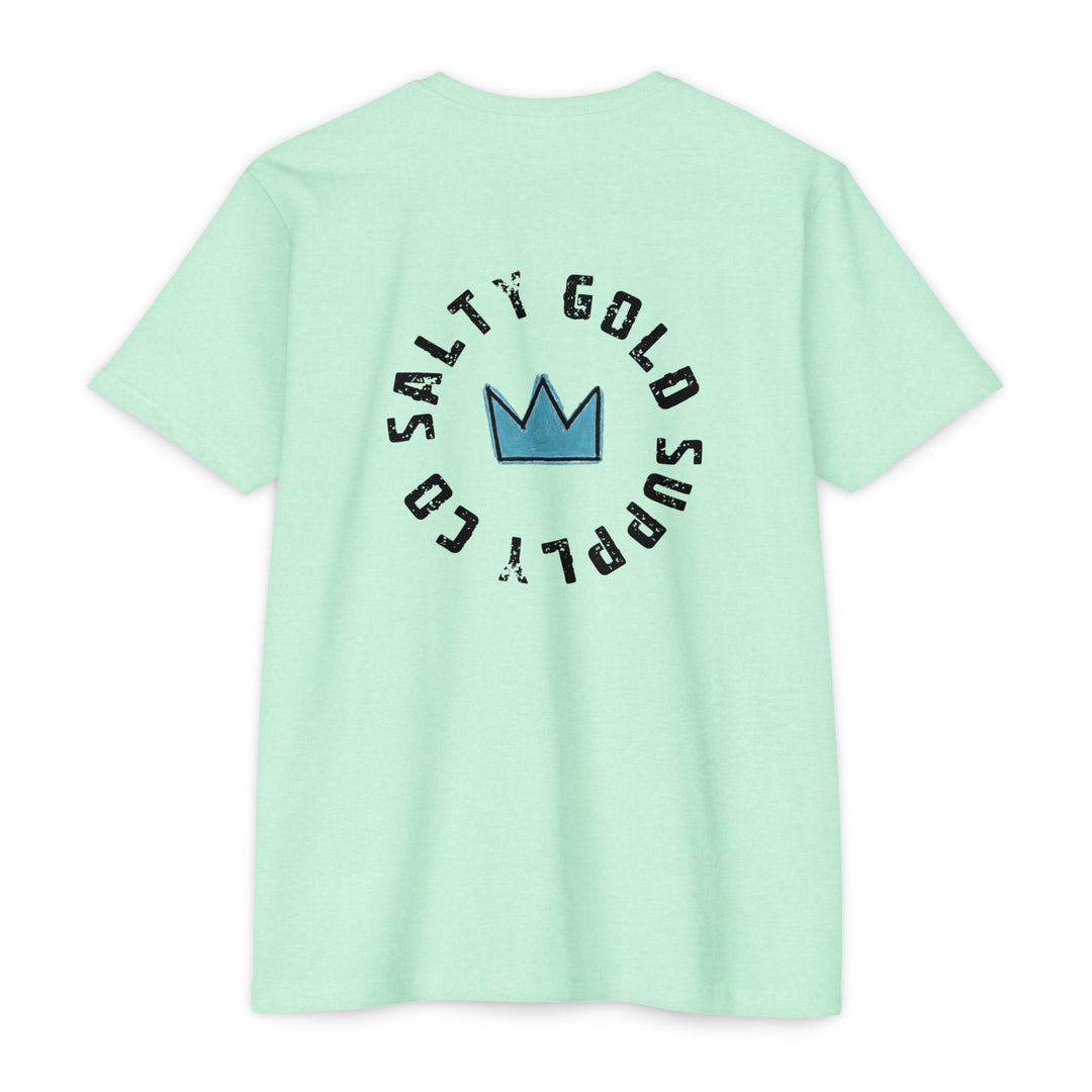 Salty Gold Crown T-Shirt — Vintage Logo Tee