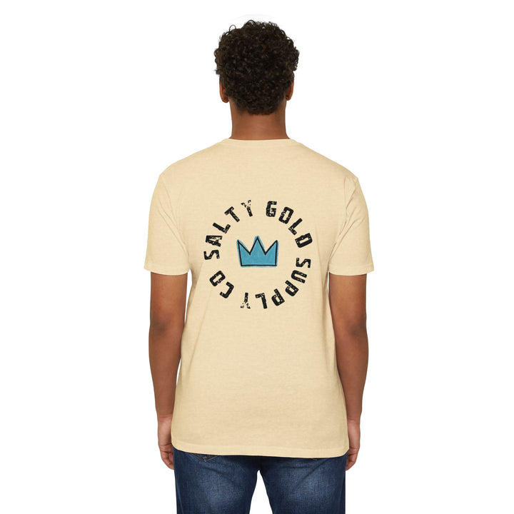 Salty Gold Crown T-Shirt — Vintage Logo Tee