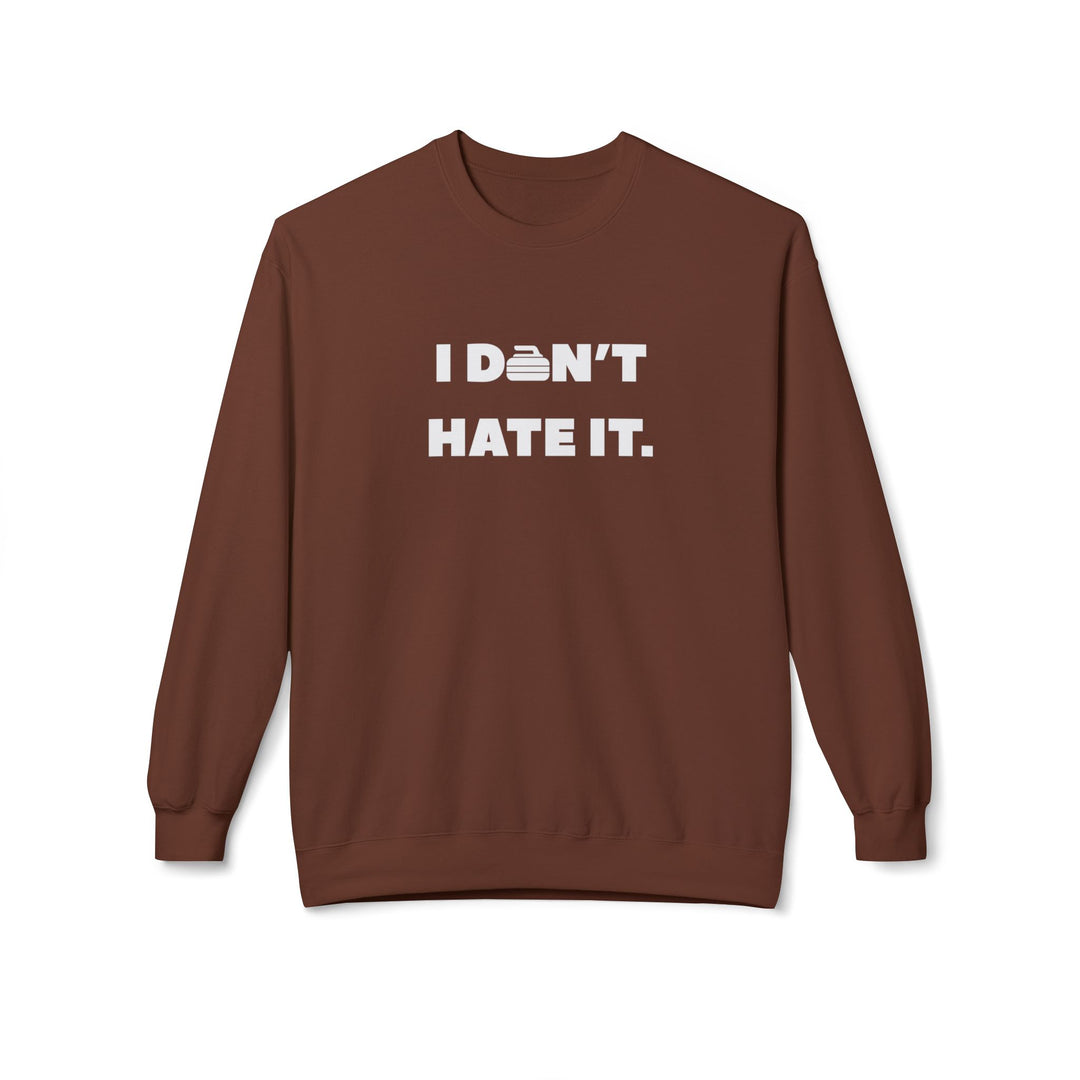 I don't hate it - Curling Sweatshirt - Printify | Salty Gold Supply Co.