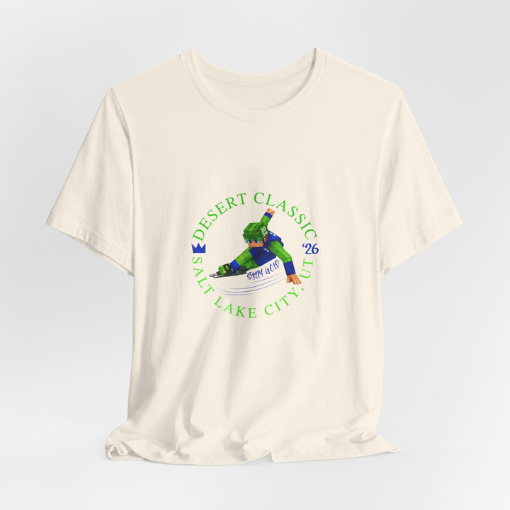 Desert Classic Block Character Tee (Blue Lettering)