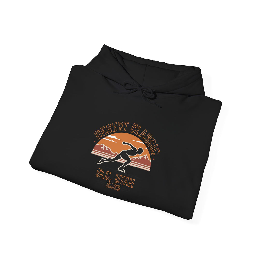 Speed Skating Desert Classic Hoodie - Salt Lake City Utah - Printify | Salty Gold Supply Co.