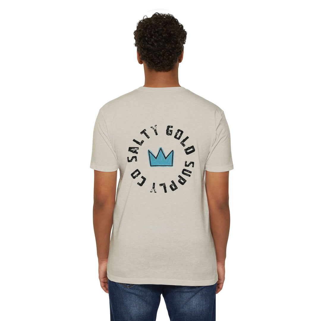 Salty Gold Crown T-Shirt — Vintage Logo Tee