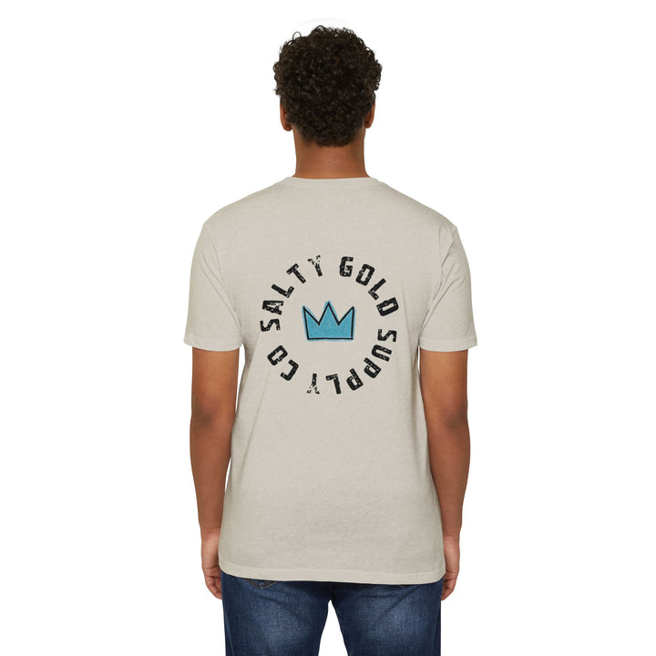 Salty Gold Crown T-Shirt — Vintage Logo Tee