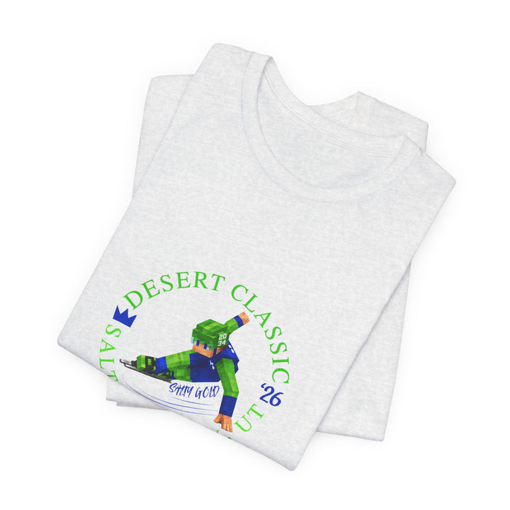 Desert Classic Block Character Tee (Blue Lettering)