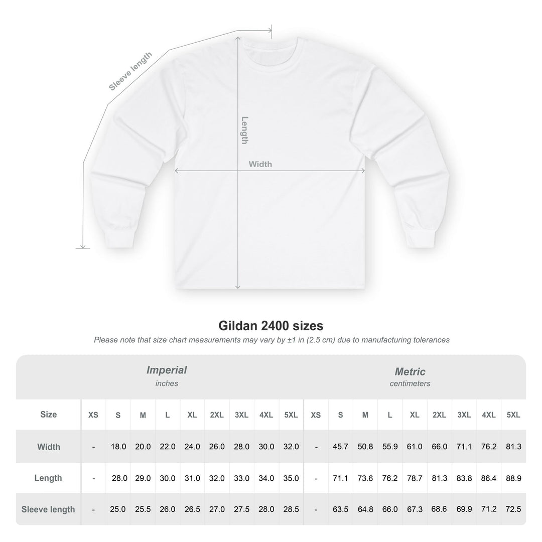 Desert Classic Long Sleeve Tee, Unisex Cotton Tee, Outdoor Adventure Shirt, Running Event Apparel, Gift for Athletes - Printify | Salty Gold Supply Co.