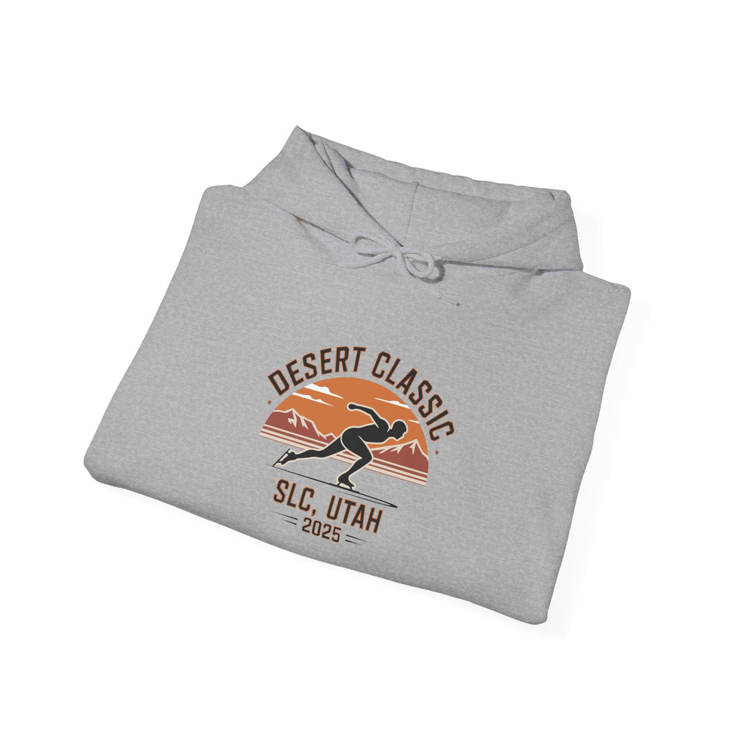 Speed Skating Desert Classic Hoodie - Salt Lake City Utah - Printify | Salty Gold Supply Co.