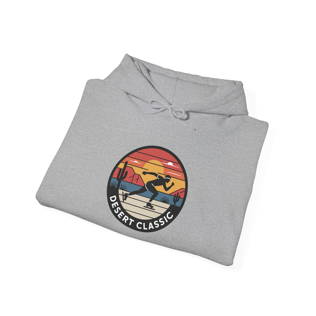 Speed Skating Desert Classic Hoodie - Salt Lake City Utah - Printify | Salty Gold Supply Co.