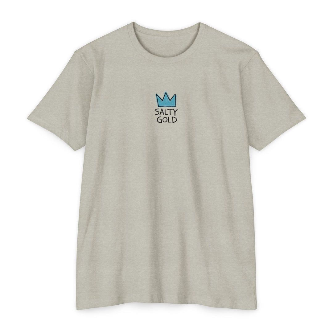 Salty Gold Crown T-Shirt — Vintage Logo Tee