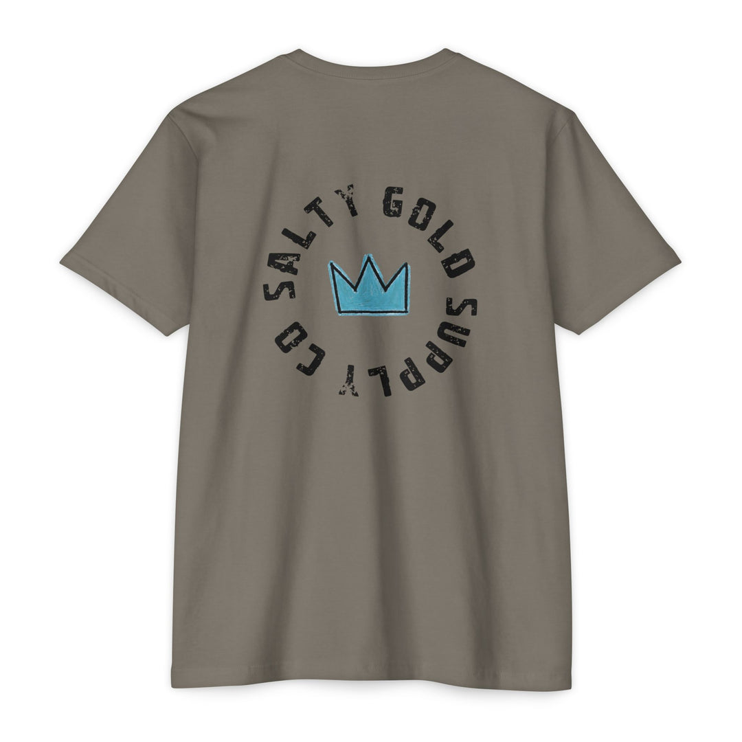 Salty Gold Crown T-Shirt — Vintage Logo Tee