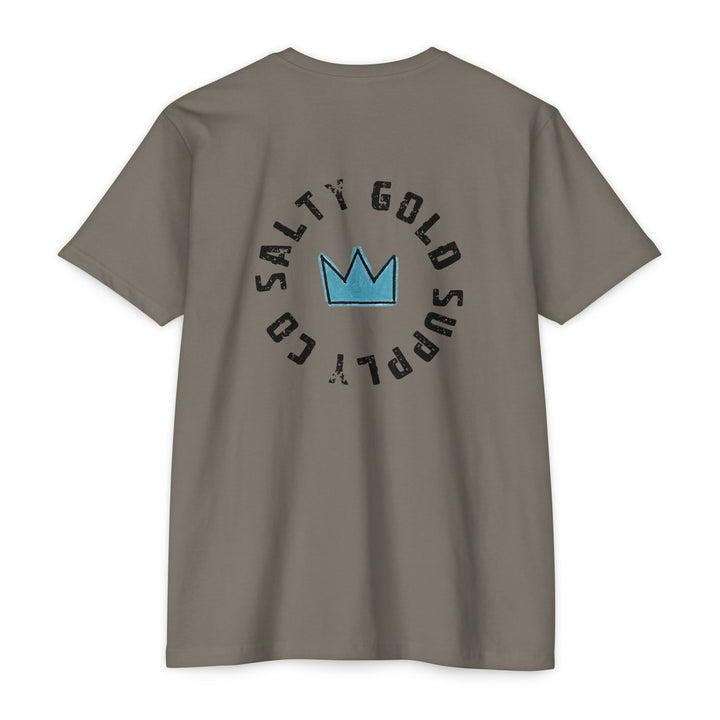 Salty Gold Crown T-Shirt — Vintage Logo Tee