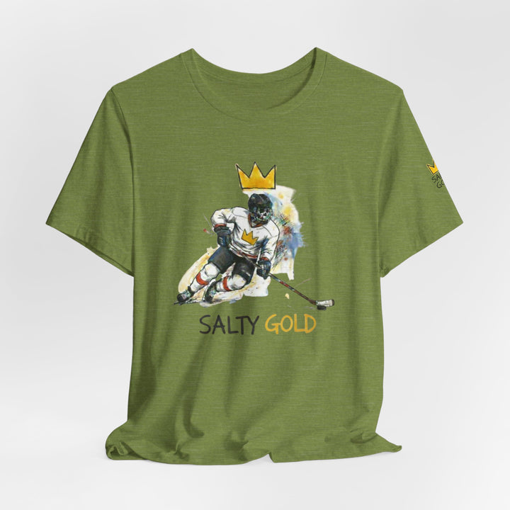 SALTY GOLD // SKELETON HOCKEY TEE