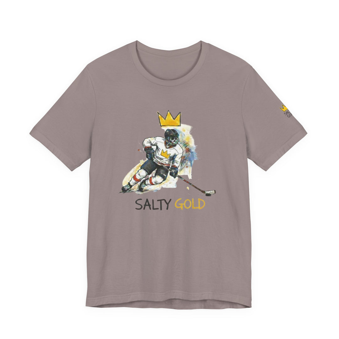 SALTY GOLD // SKELETON HOCKEY TEE