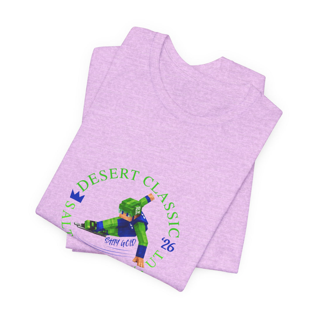 Desert Classic Block Character Tee (Blue Lettering)