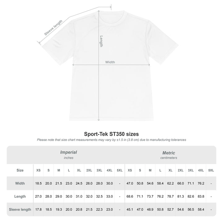 Salty Gold Crown Moisture-Wicking Training T-Shirt - Printify | Salty Gold Supply Co.