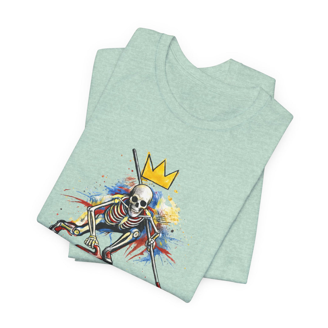 SALTY GOLD // SKELETON CURLING SWEEP TEE