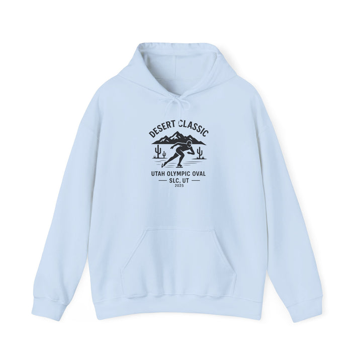 Speed Skating Desert Classic Hoodie - Salt Lake City Utah - Printify | Salty Gold Supply Co.
