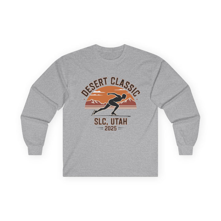 Desert Classic Long Sleeve Tee, Unisex Cotton Tee, Outdoor Adventure Shirt, Running Event Apparel, Gift for Athletes - Printify | Salty Gold Supply Co.